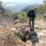 Buco soffiante sul monte Giajdeit