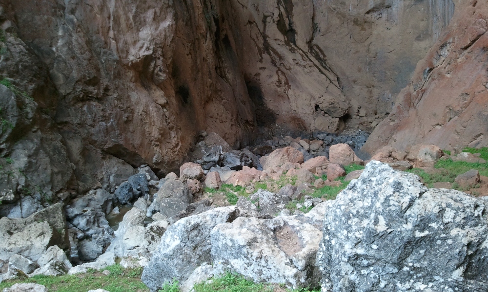 L\'ingresso della grotta di Kef el Ghar