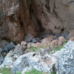 L'ingresso della grotta di Kef el Ghar