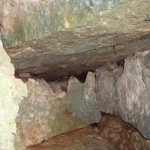 Esplorazione del pozzetto sul  monte Fara